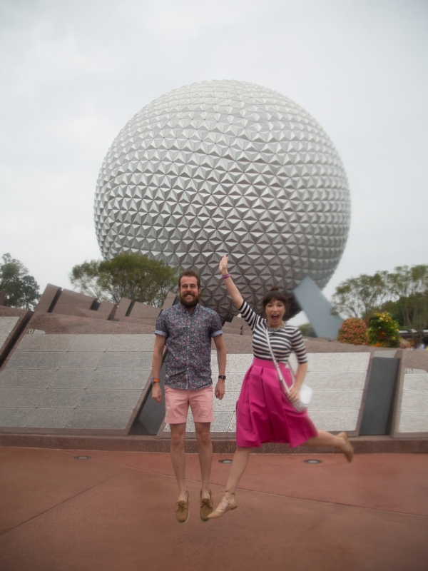 A Rainy Day at Epcot Flower and Garden Festival