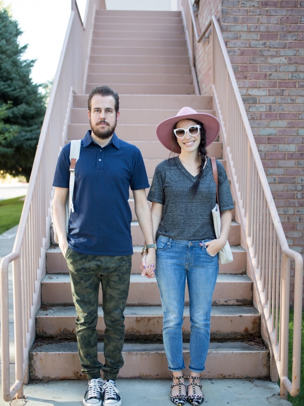 His and Her Everlane Tote and Backpack