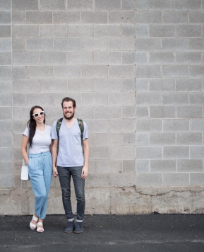 mom jeans and camo backpacks