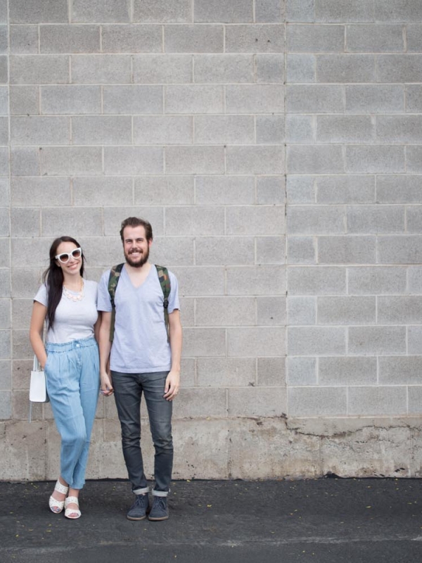mom jeans and camo backpacks