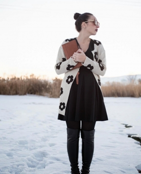 feeling floral with a side of new balance sneakers