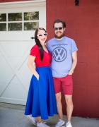 His and Her Blush Pink and White