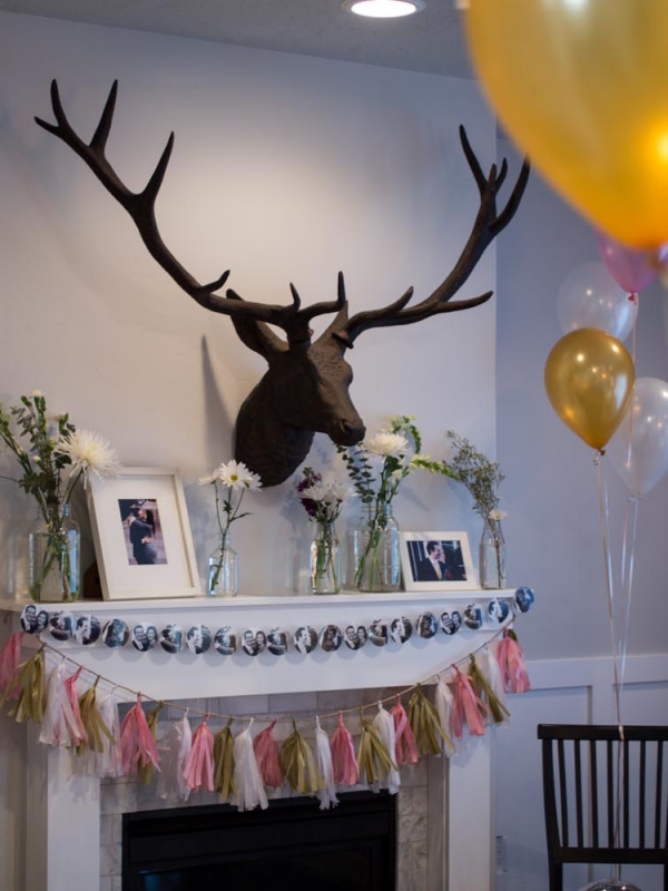 Gold, Pink and White Bridal Shower Party