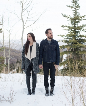 aztec sweater and a denim jacket