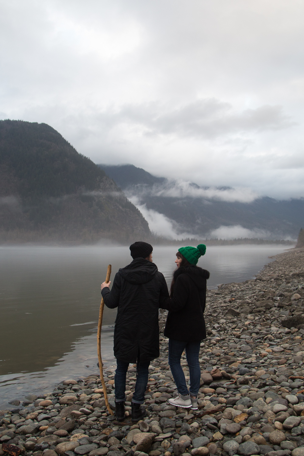 Hope British Columbia Foggy Lake