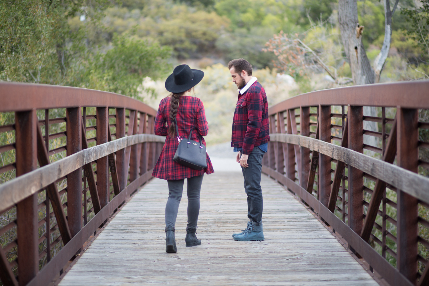 Couples Style Blog in Levis Plaid