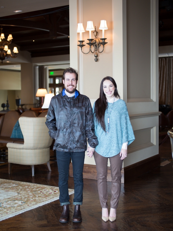 camo jacket and a poncho