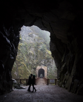 A Rainy Day at Othello Tunnels