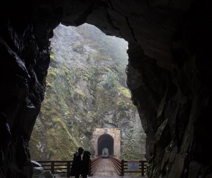 A Rainy Day at Othello Tunnels