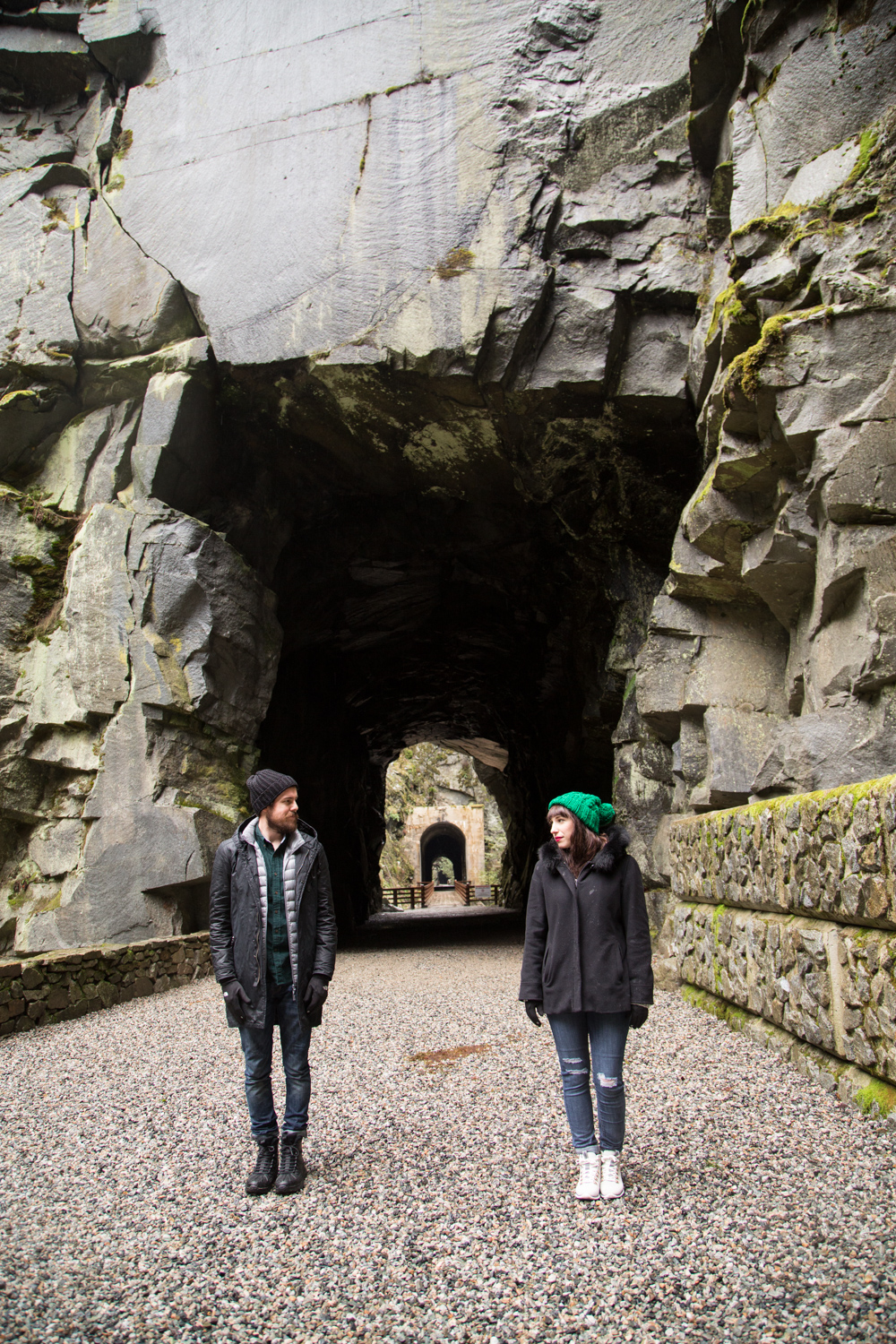 A Rainy Day at Othello Tunnels in Hope, British Columbia