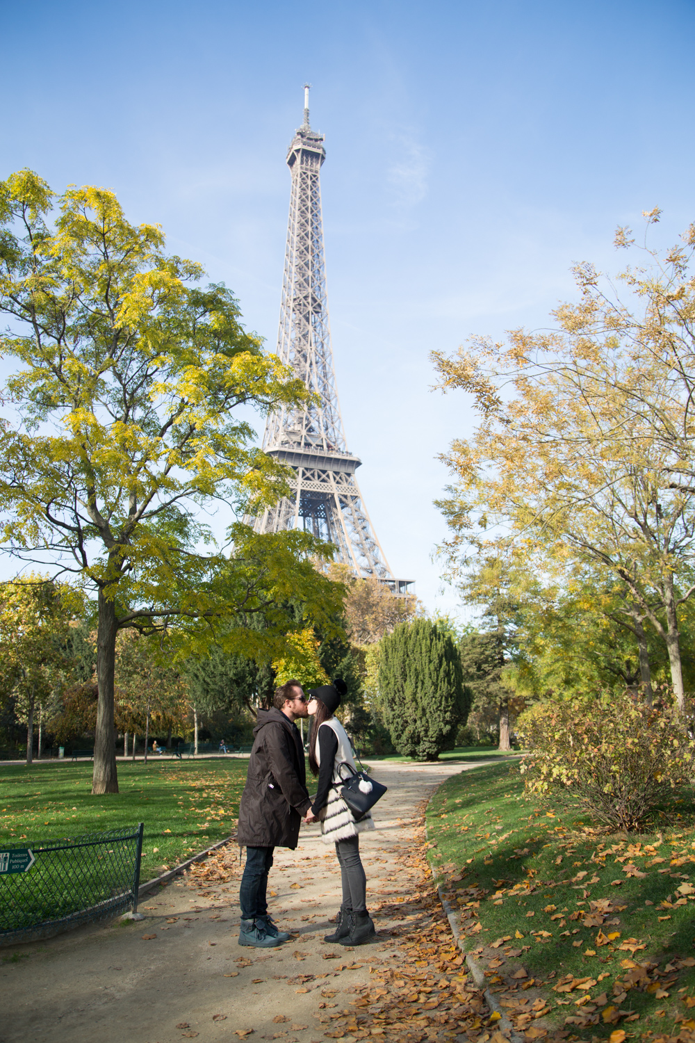 Eiffel Tower During the Fall Time