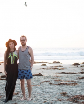 Sunset Walk on the Beach