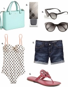 sneakers, boots and bright pink lips