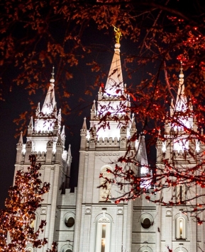 Christmas Lights at Temple Square
