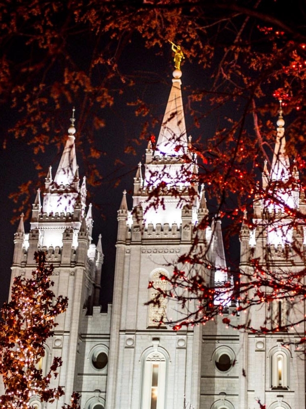 Christmas Lights at Temple Square