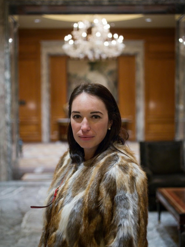 Faux Fur and a pair of wingtip shoes