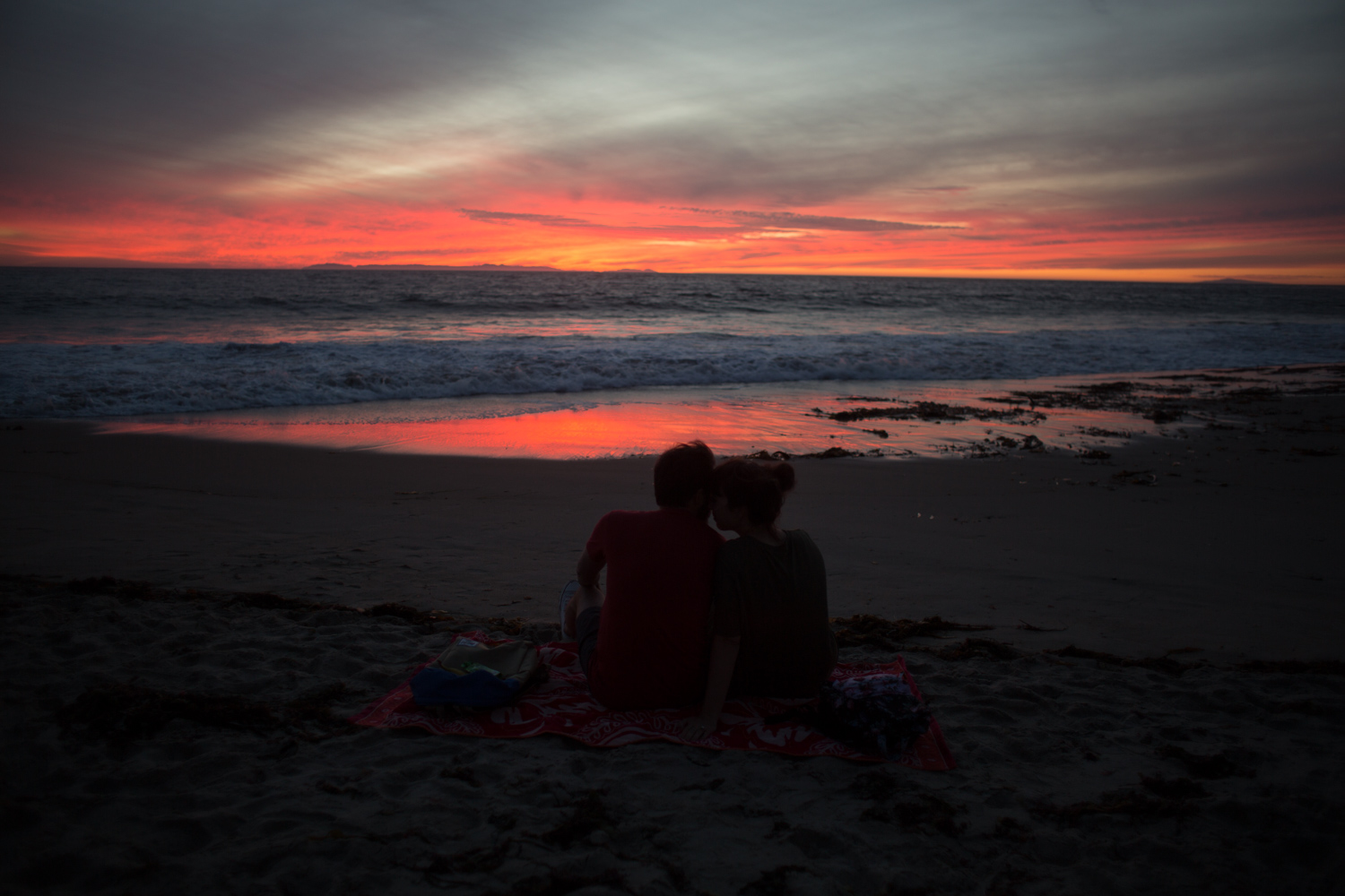 Romantic Sunset at Crystal Cove